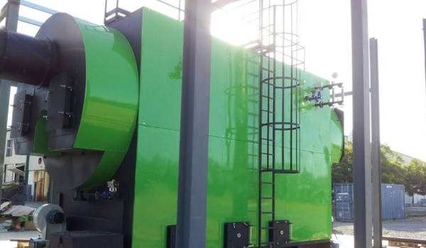 caldera industrial de biomasa